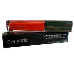 Laura Mercier Lip Color Vermillion Red Paint Wash Liquid  FULL SIZE 6.0 mL